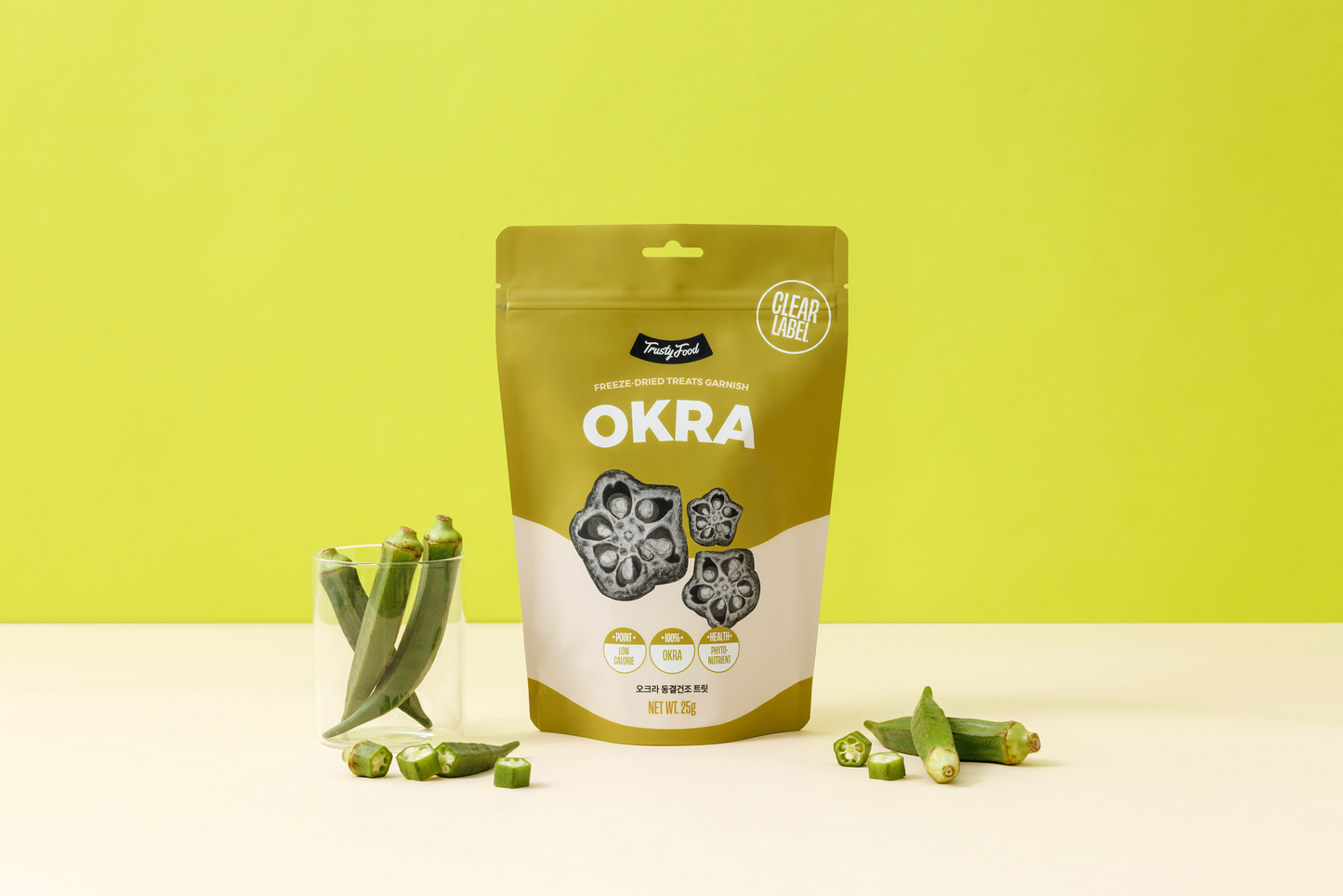 Freeze-Dried Okra