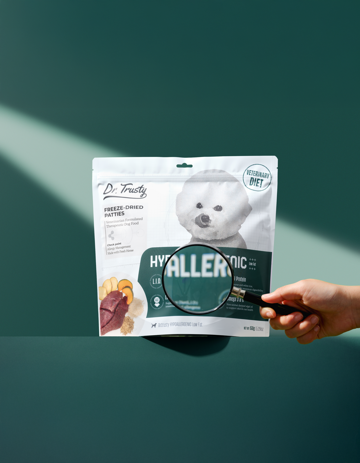 Dr. Trusty Freeze-Dried Patty Hypoallergenic Low Fat