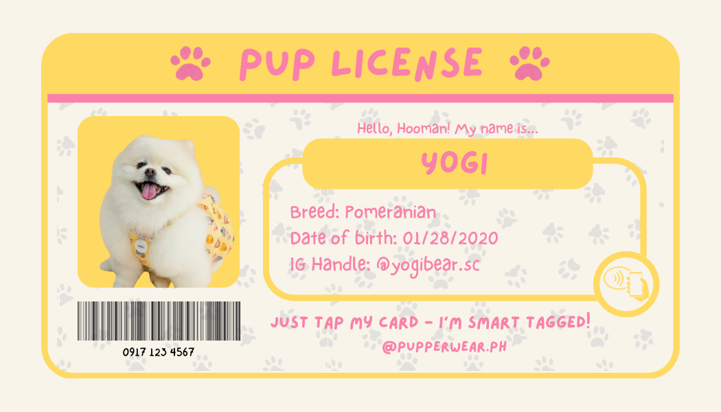 Smart Puptag - PupLicense